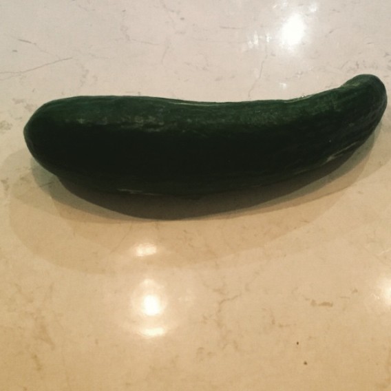 My first vegetable - out of my garden.