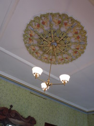 How gorgeous is this light and ornate fixture